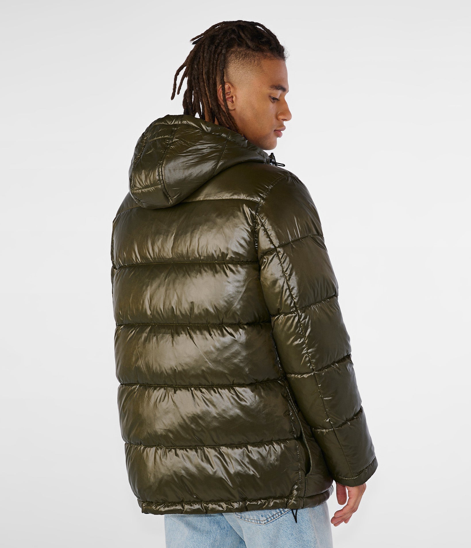 Faux Fur Hooded Puffer Wilsons Leather