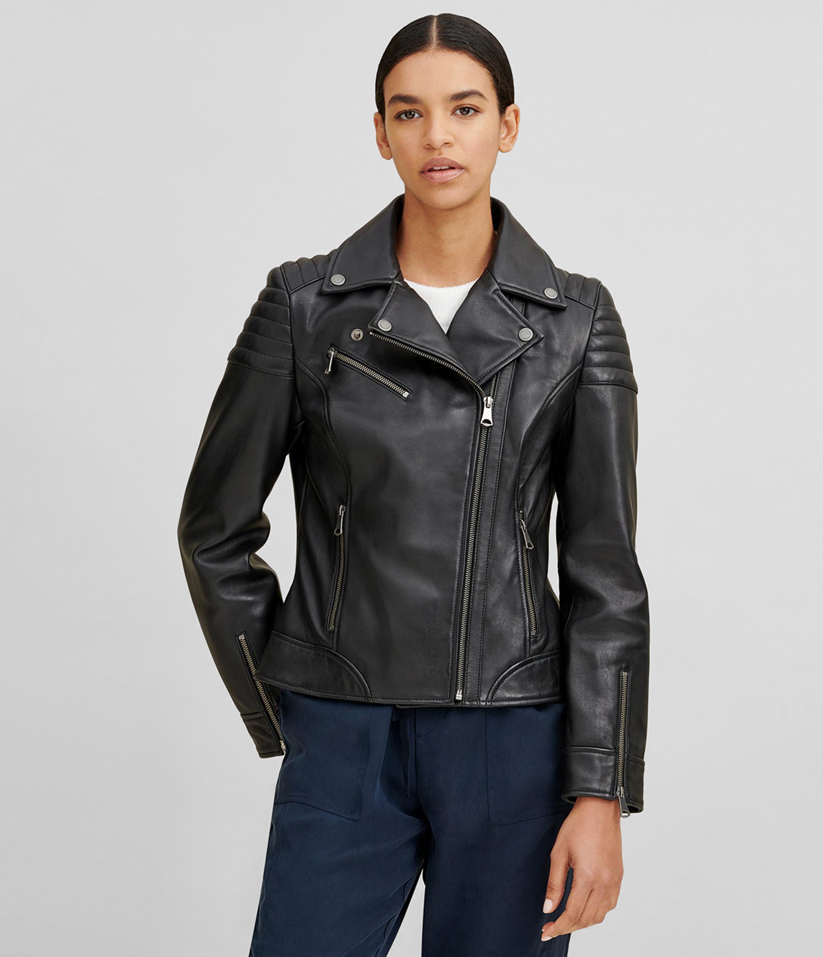 Leather Moto Jacket