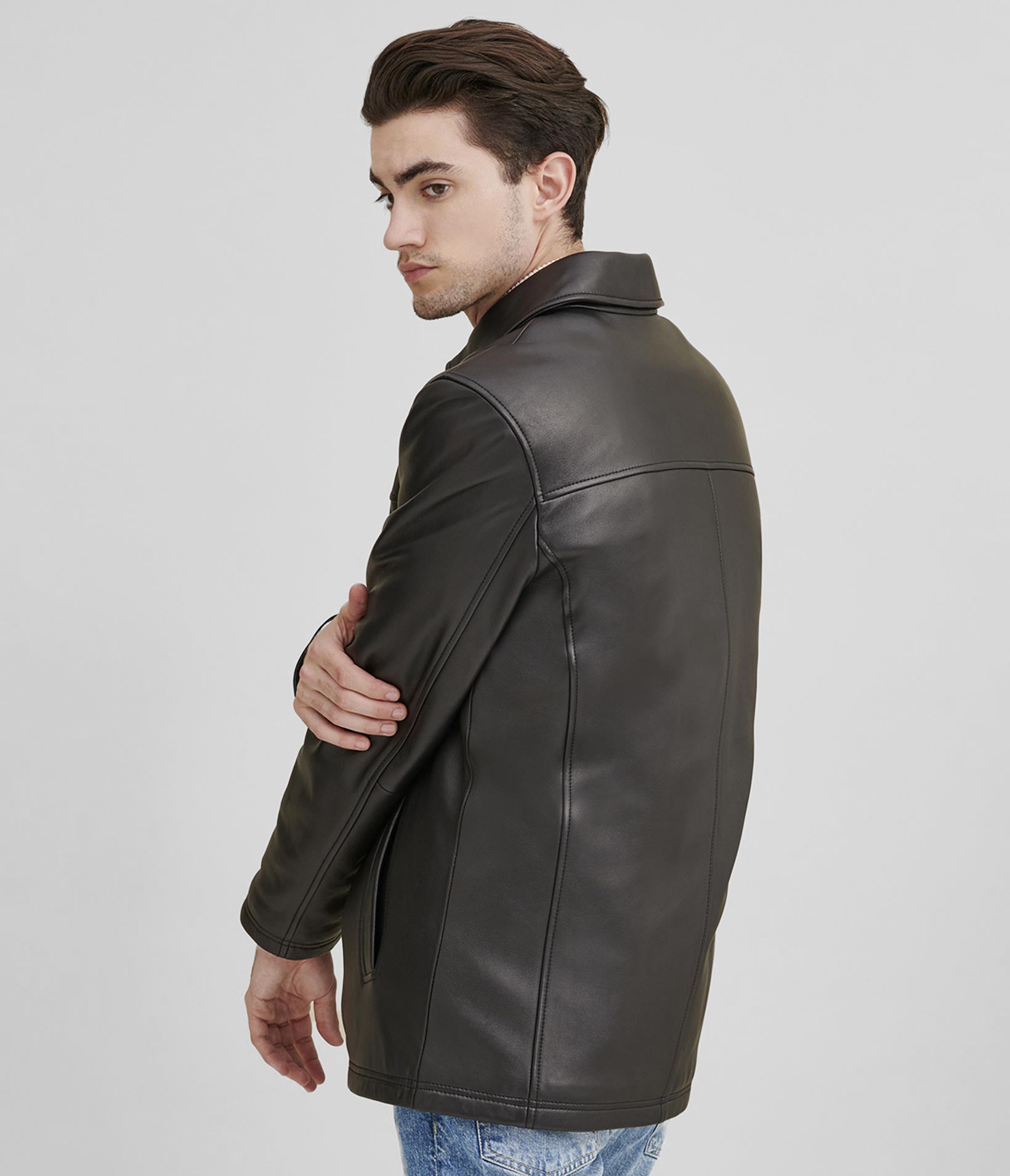 Leather Jacket With Thinsulate Lining