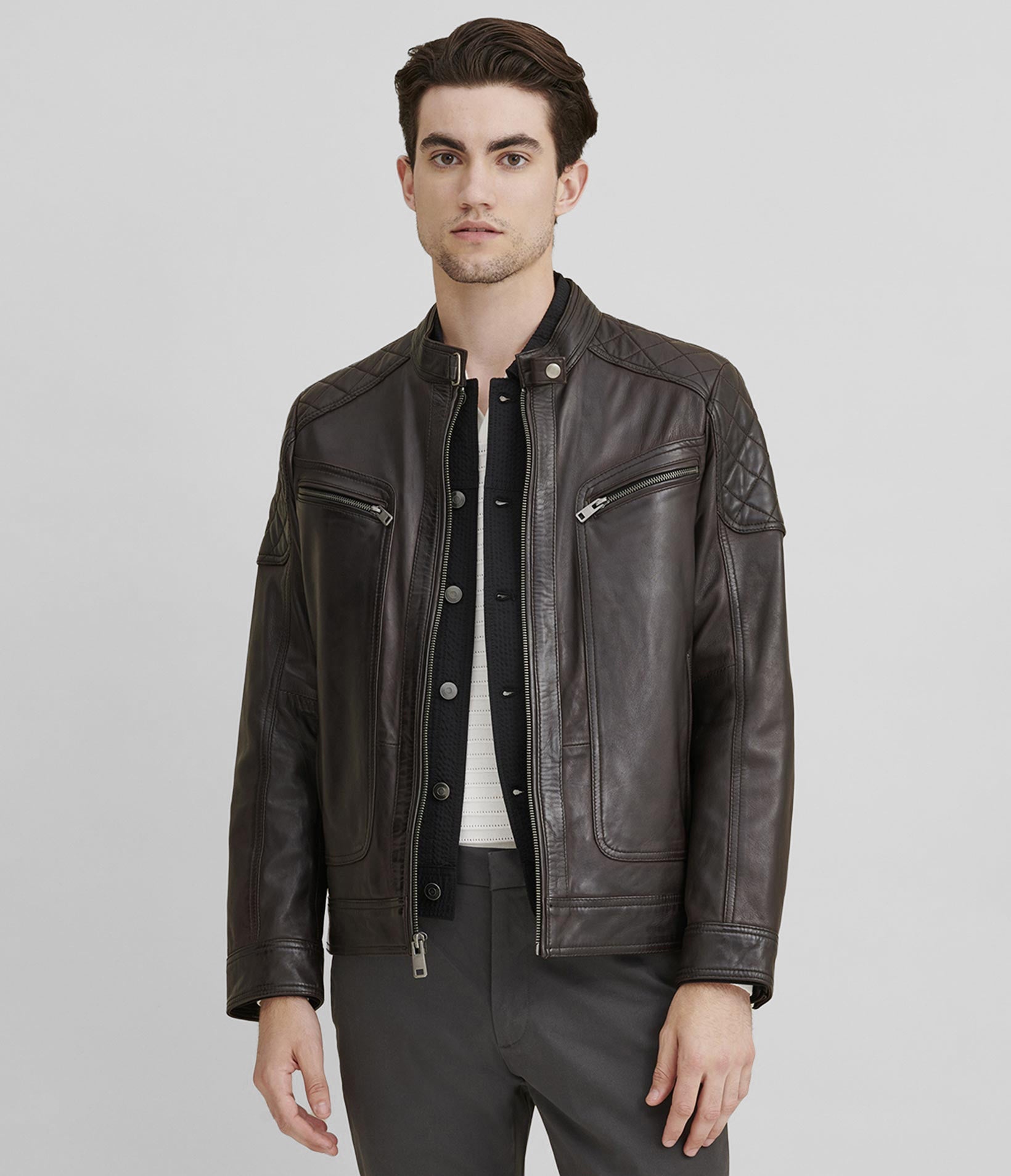 Mason Quilted Leather Jacket