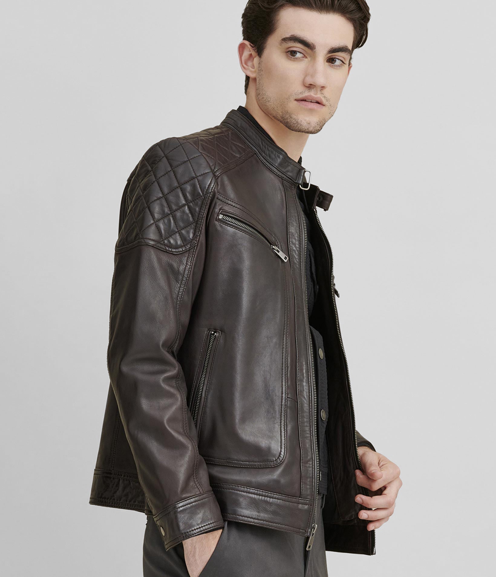 Mason Quilted Leather Jacket