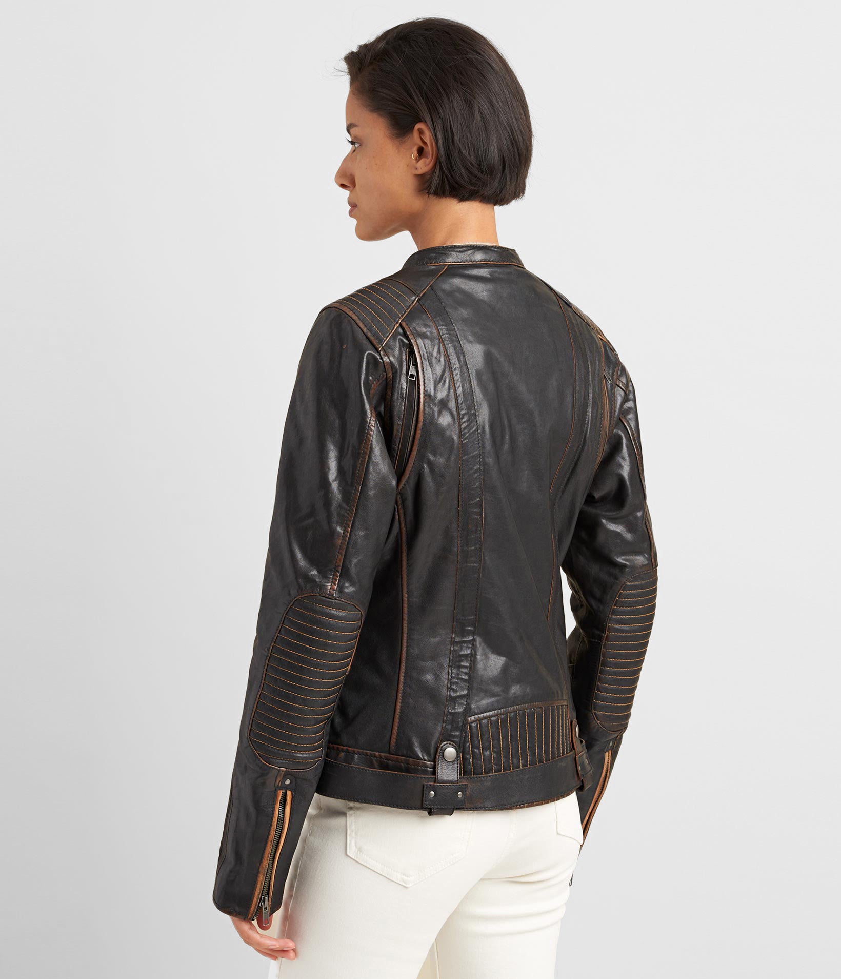 Performance Ribbed Shoulder Motorcycle Jacket