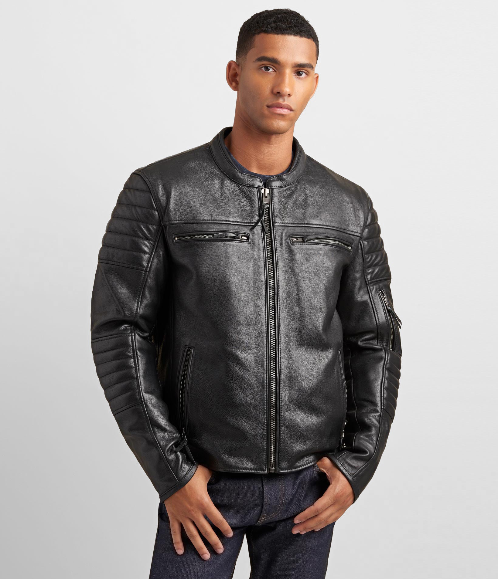 Performance Style Padded Shoulder Motorcycle Jacket