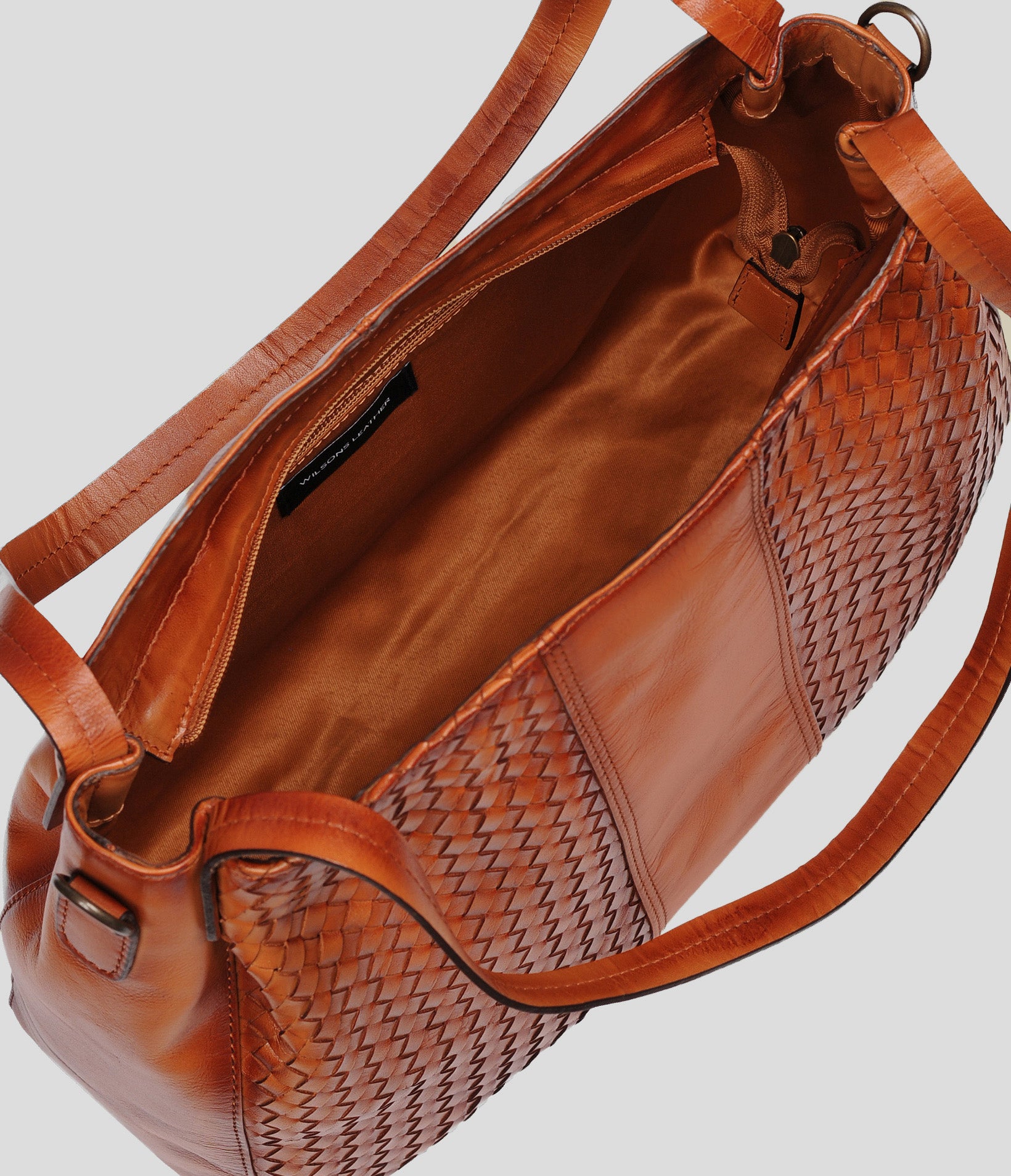 Layla Leather Weaved Tote