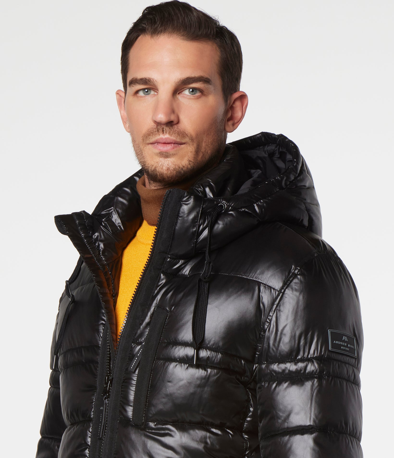 Gotham Quilted Jacket With Removable Hood