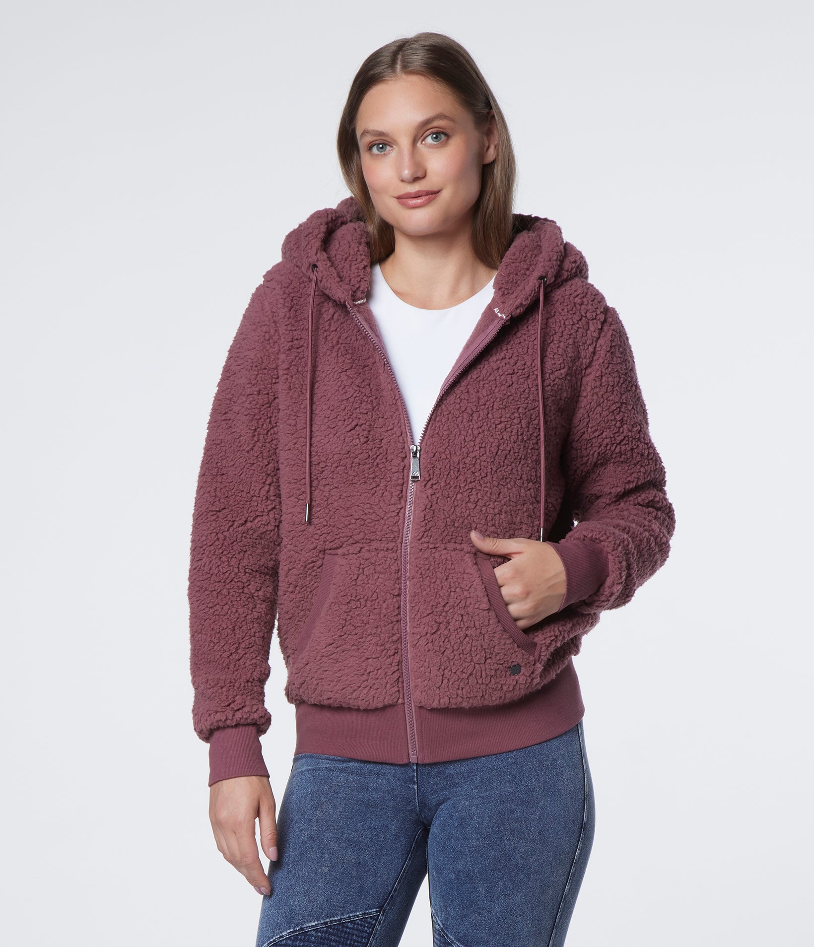 Sherpa Zip Up With Hood