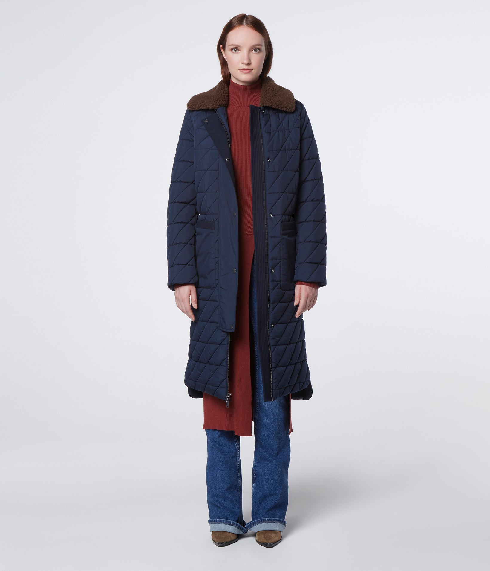 Andrew marc mildred quilted puffer coat best sale