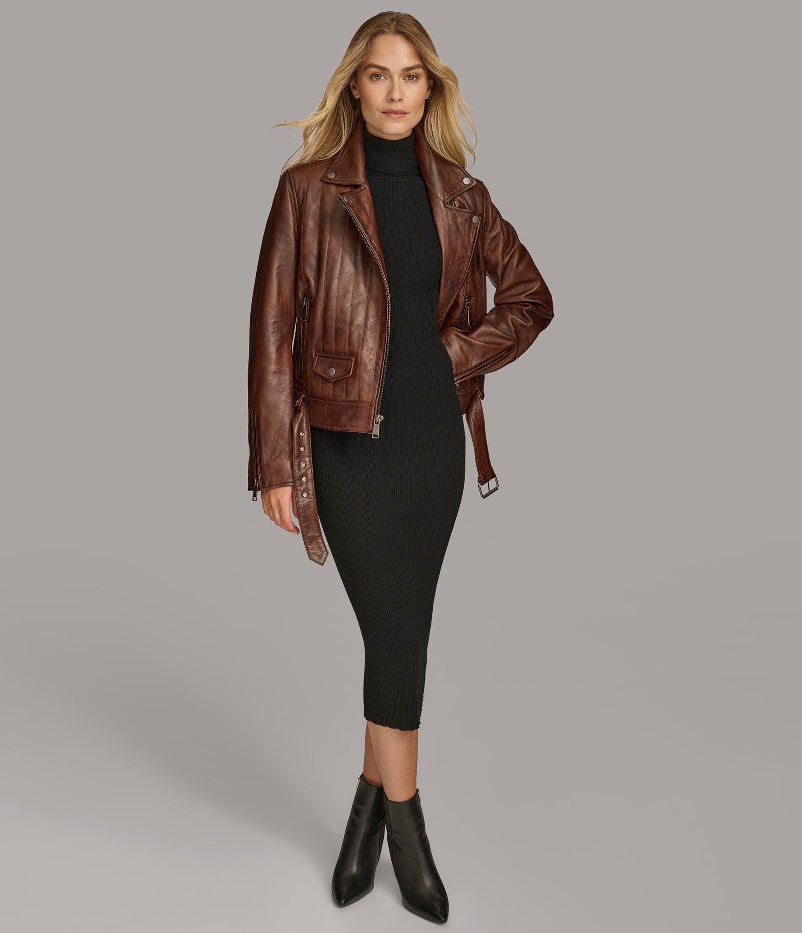 Bria Rail Quilted Moto