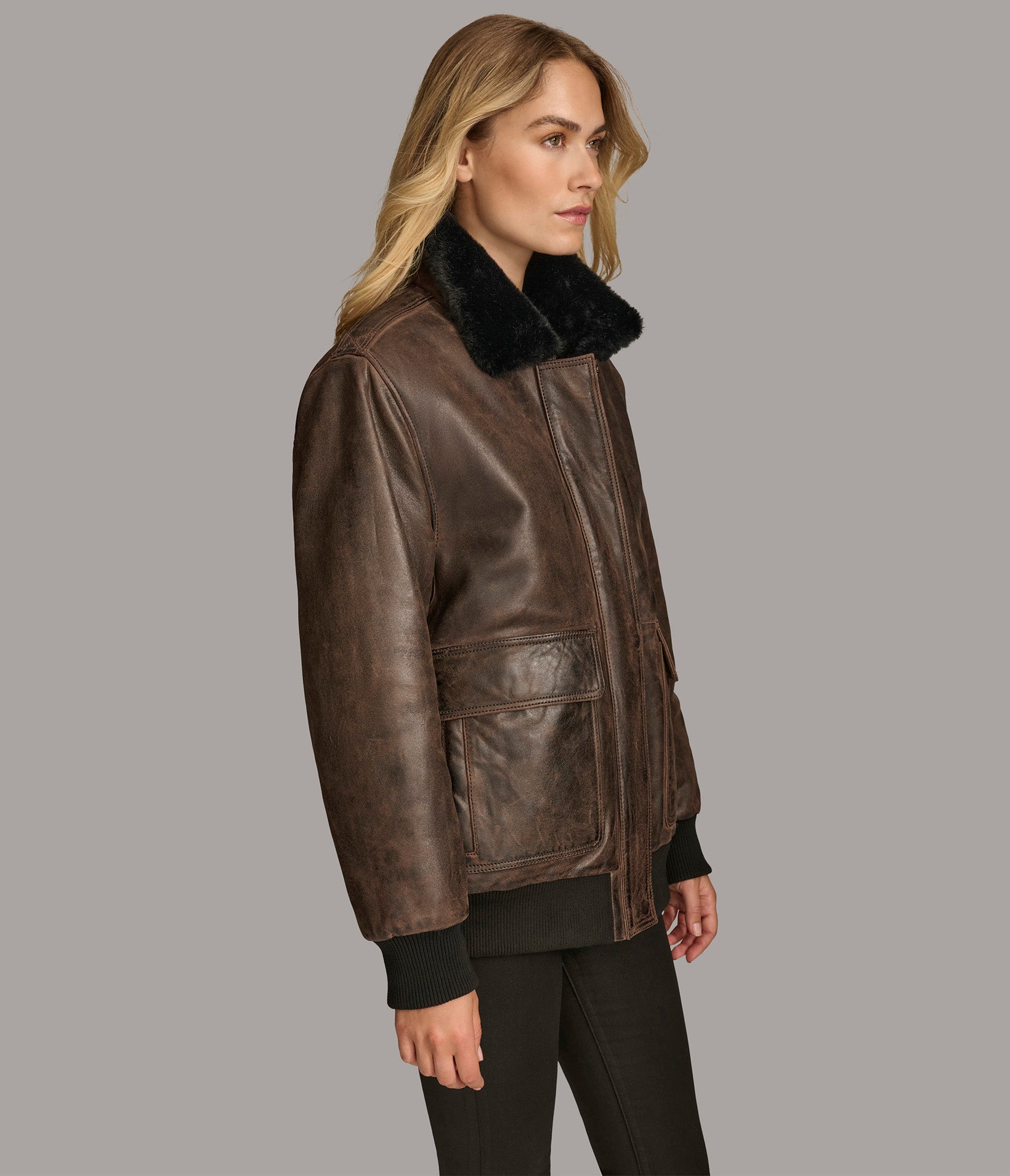 Everleigh Faux Fur Lined Bomber