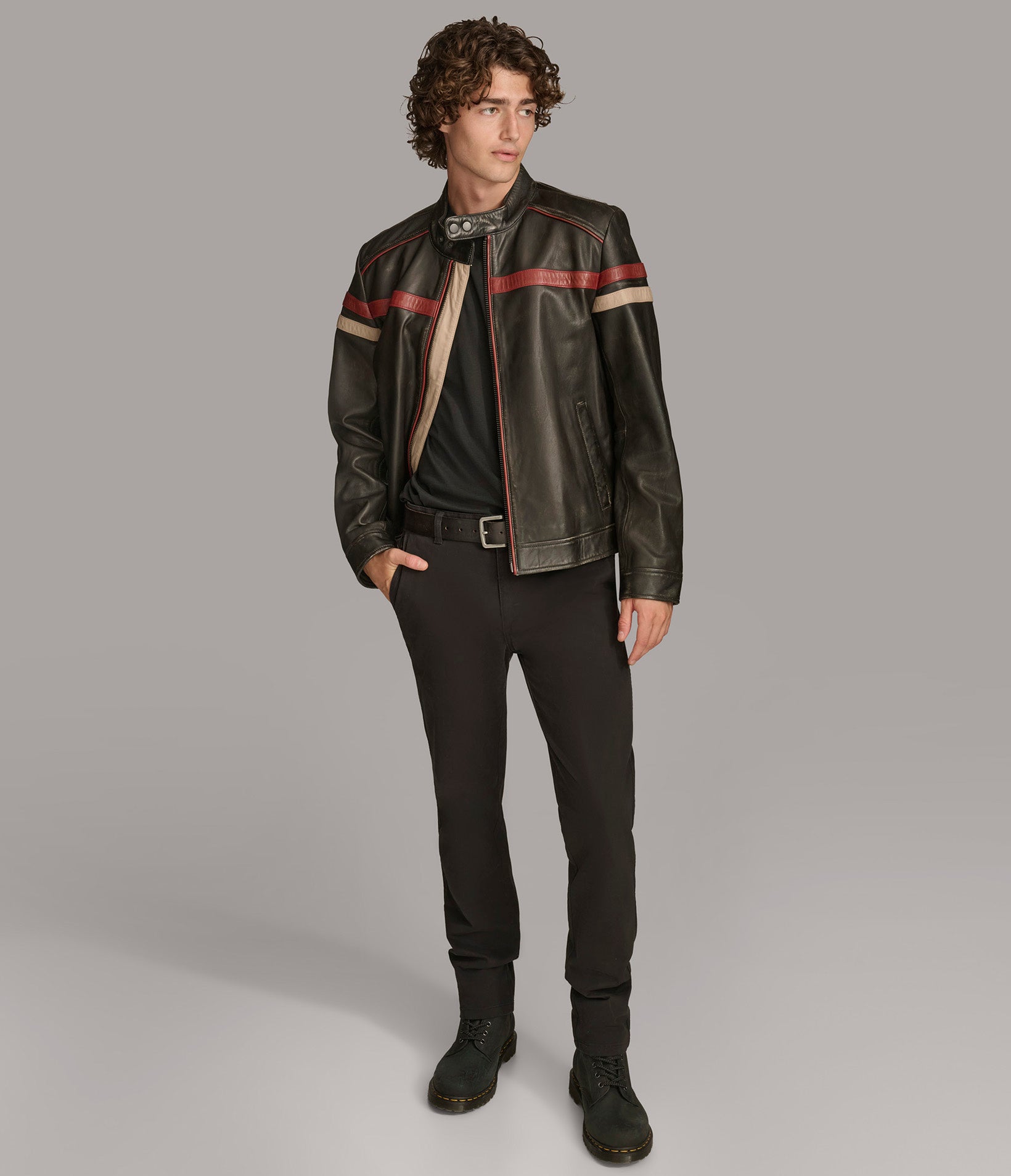 Elliot Striped Racing Jacket