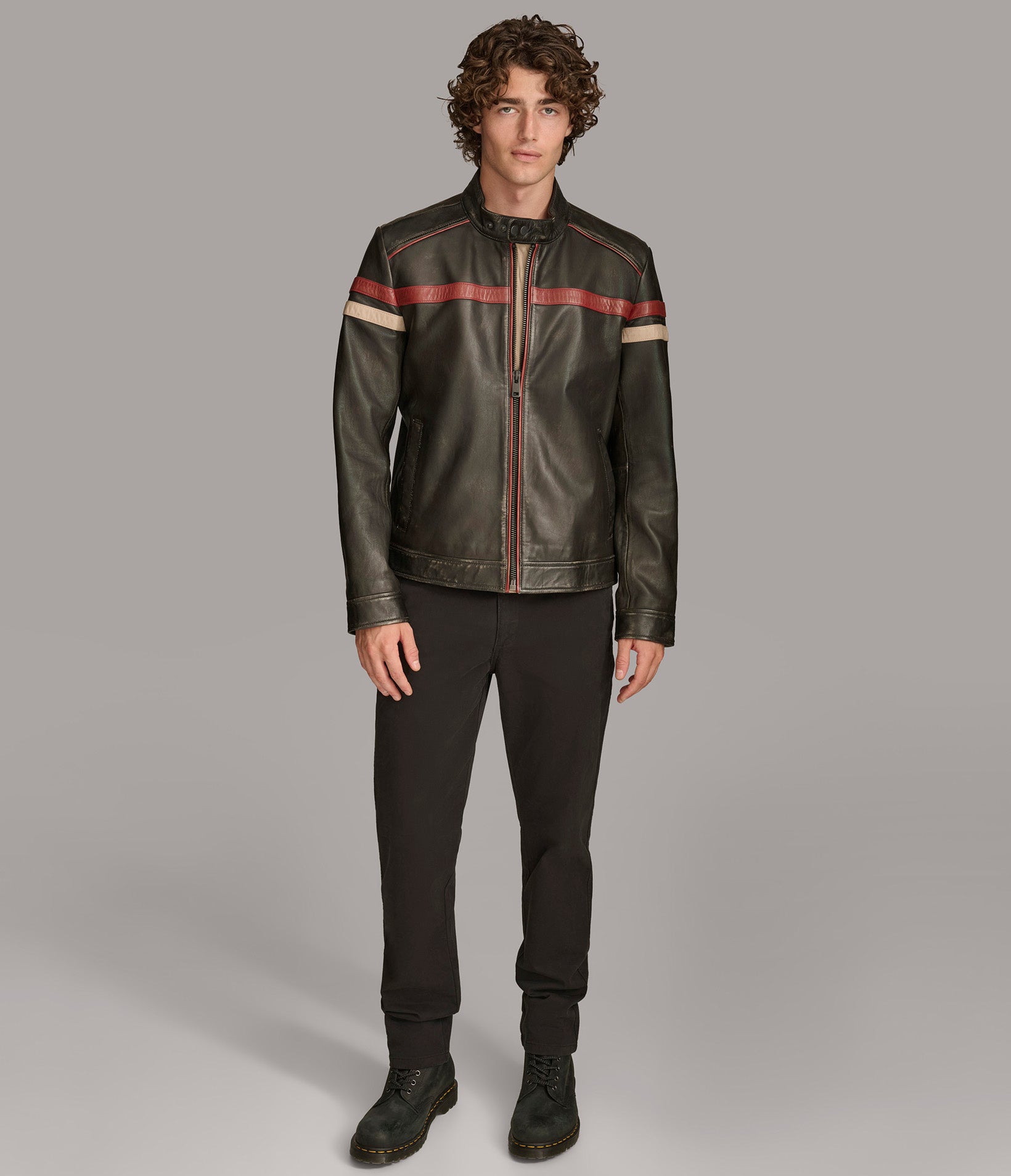 Elliot Striped Racing Jacket