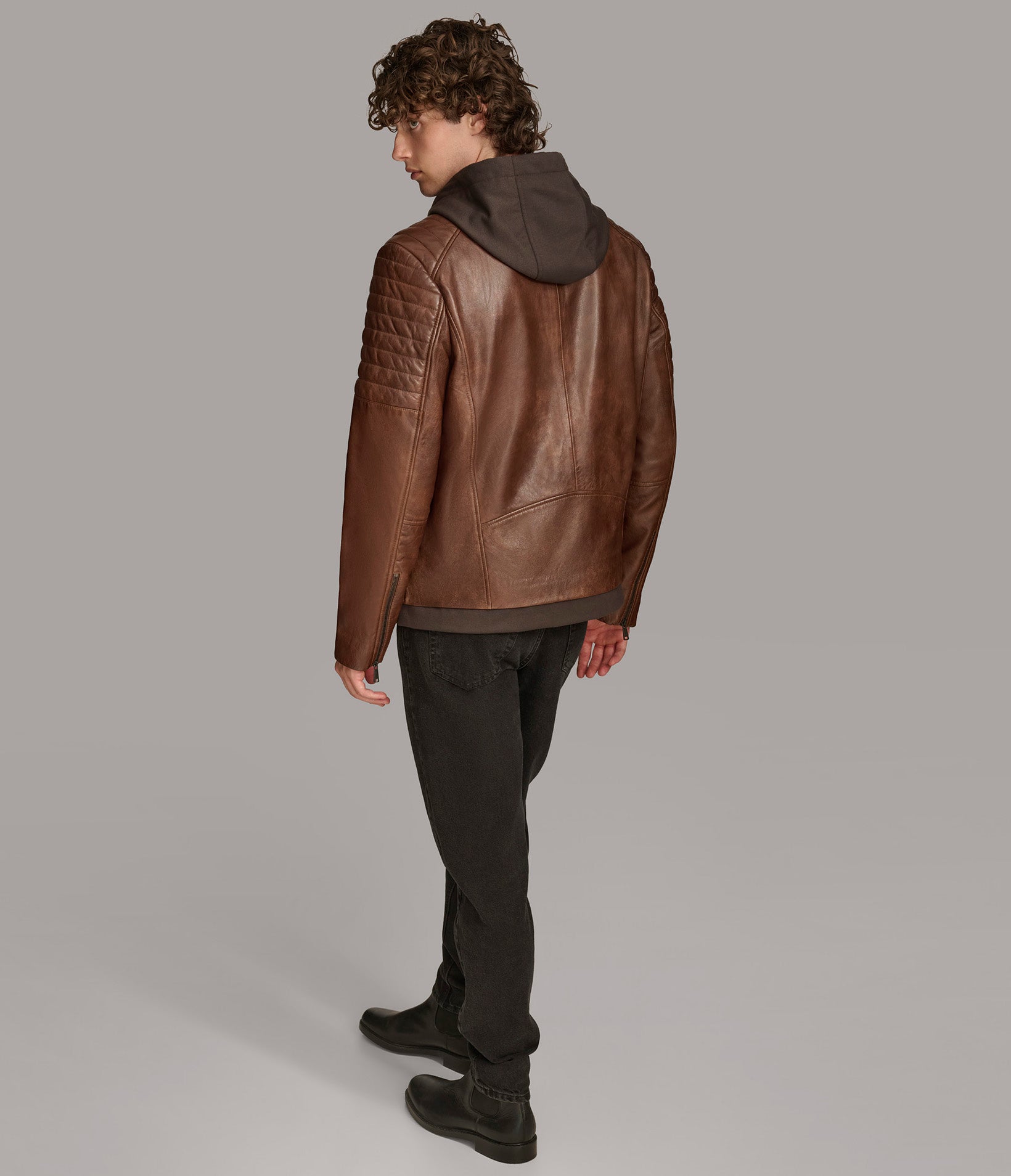 Andres Moto With Zip Off Hood