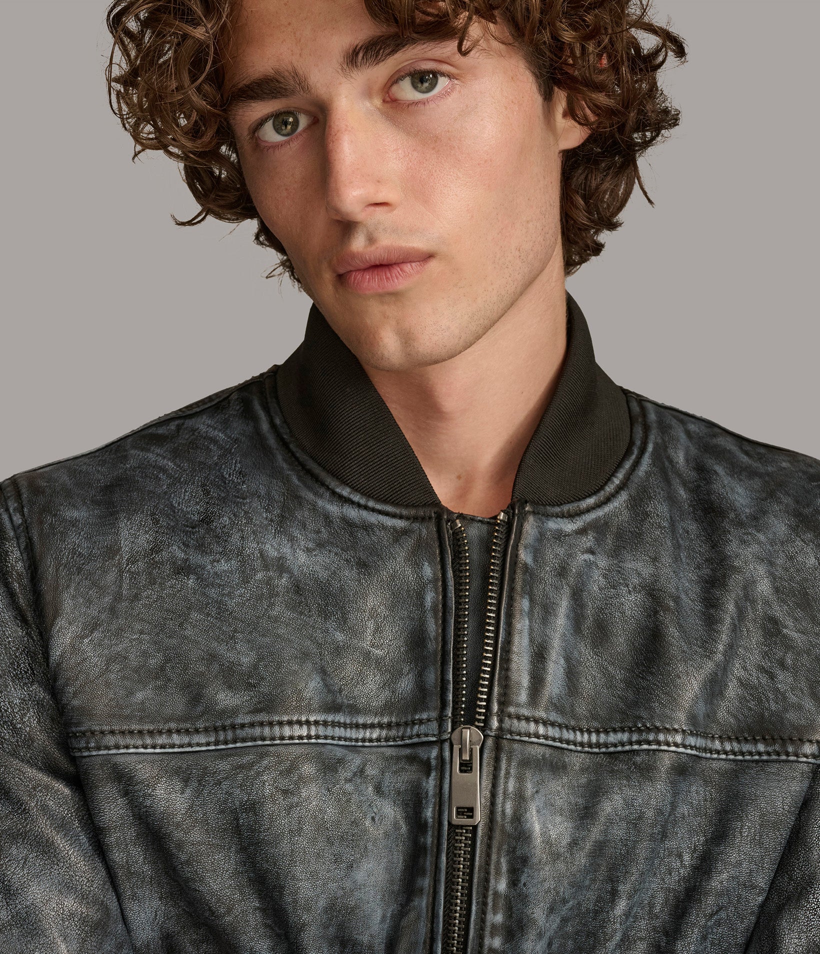 Tate Denim Bomber