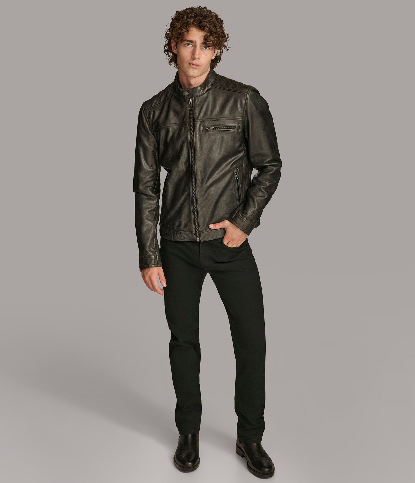 Ethan Moto Racer Jacket