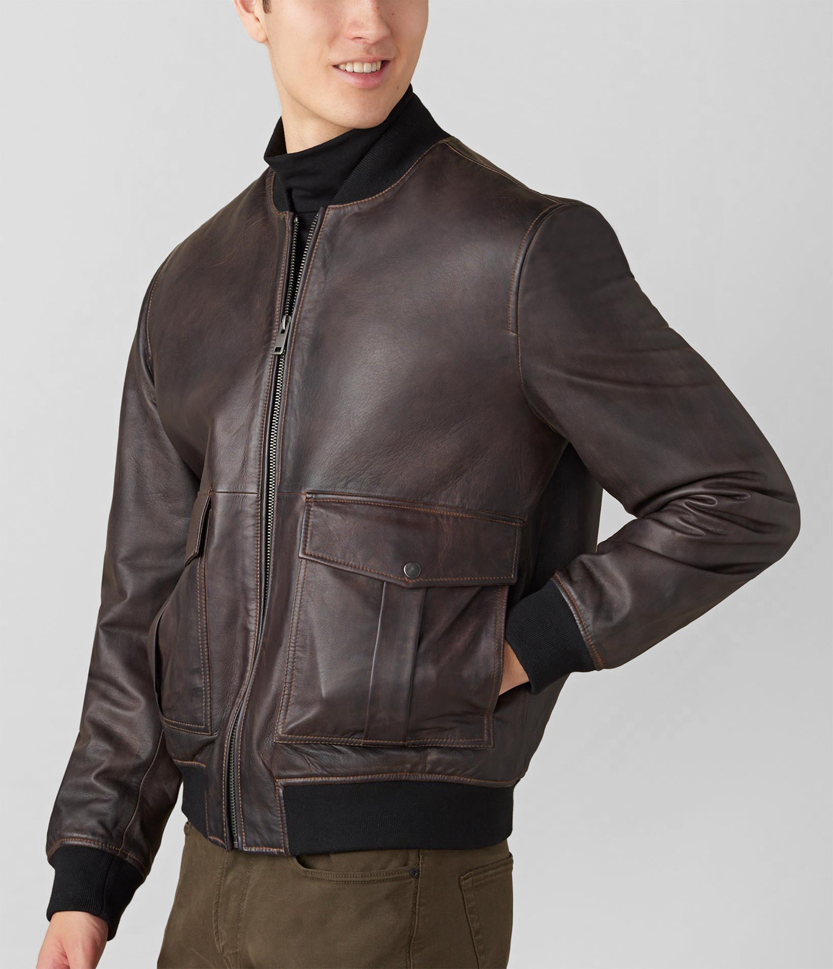 Lucas Genuine Leather Bomber