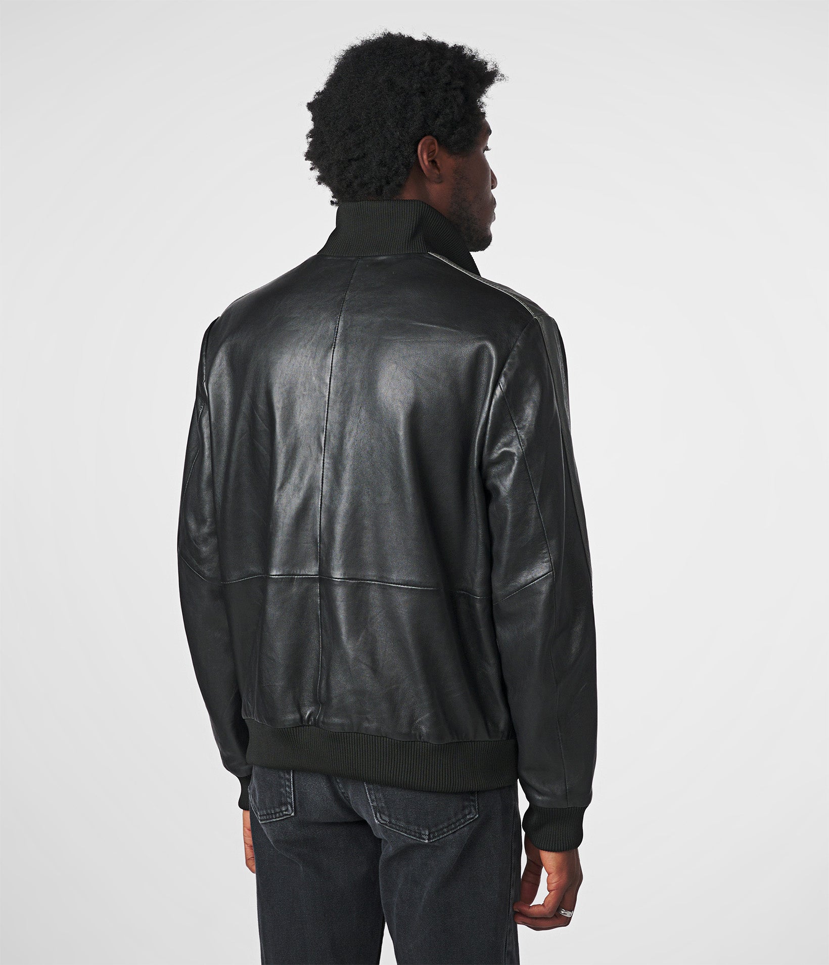 Thomas Bomber Leather Jacket