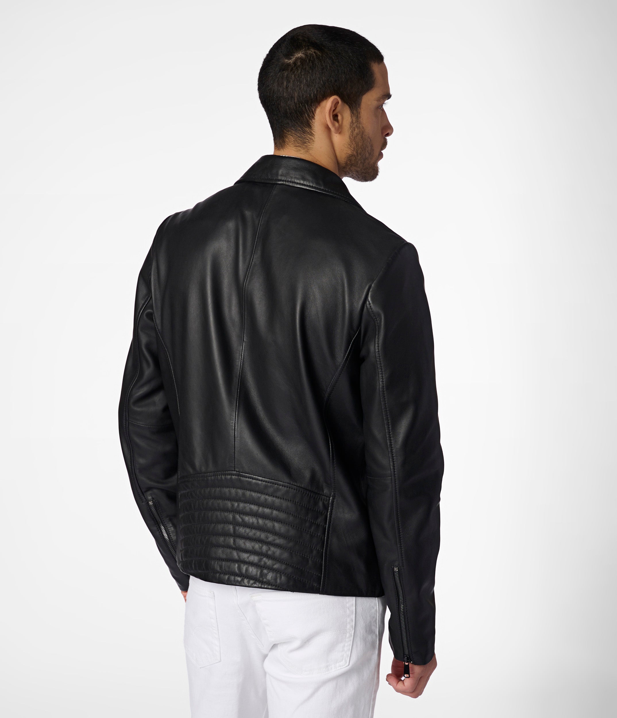 Jaxson Hooded Moto Jacket