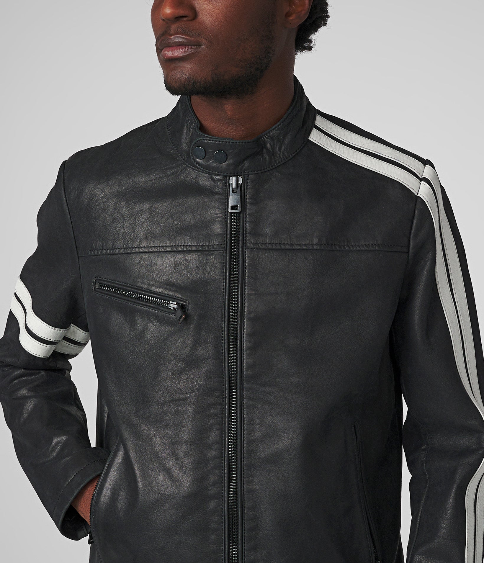 Classic racer jacket best sale