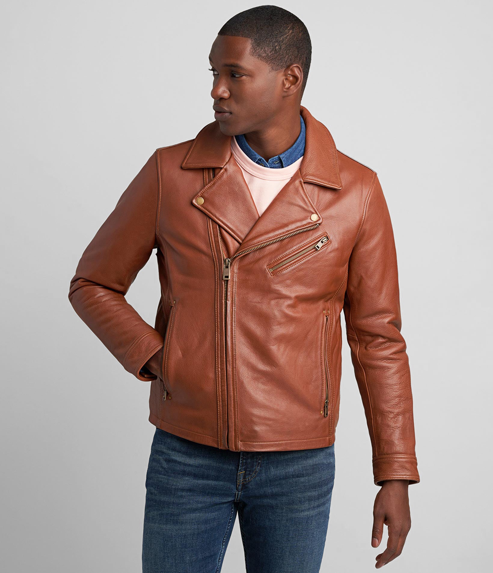 Charlie Leather Moto Jacket Wilsons Leather