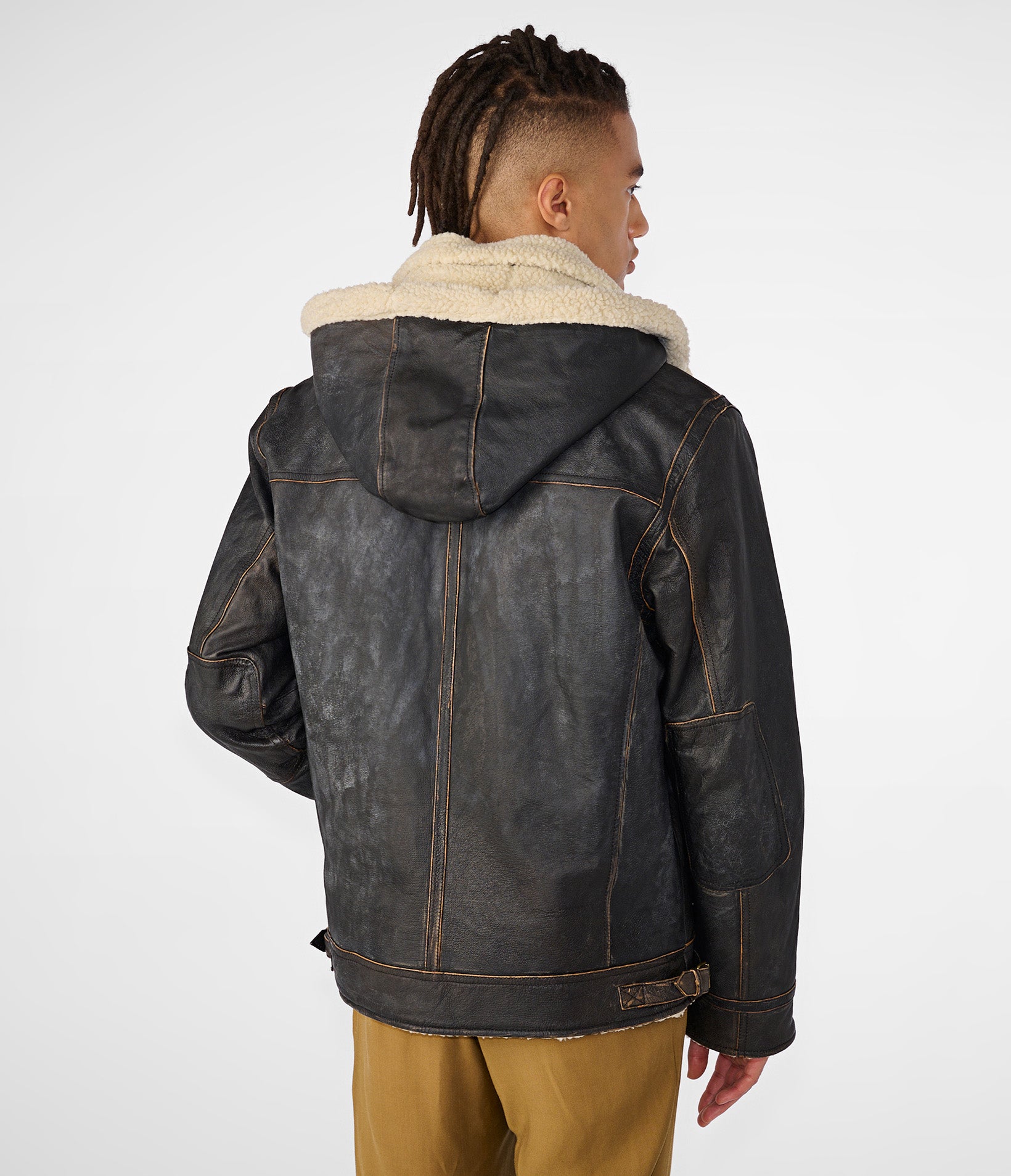 Emmett Classic Leather Bomber