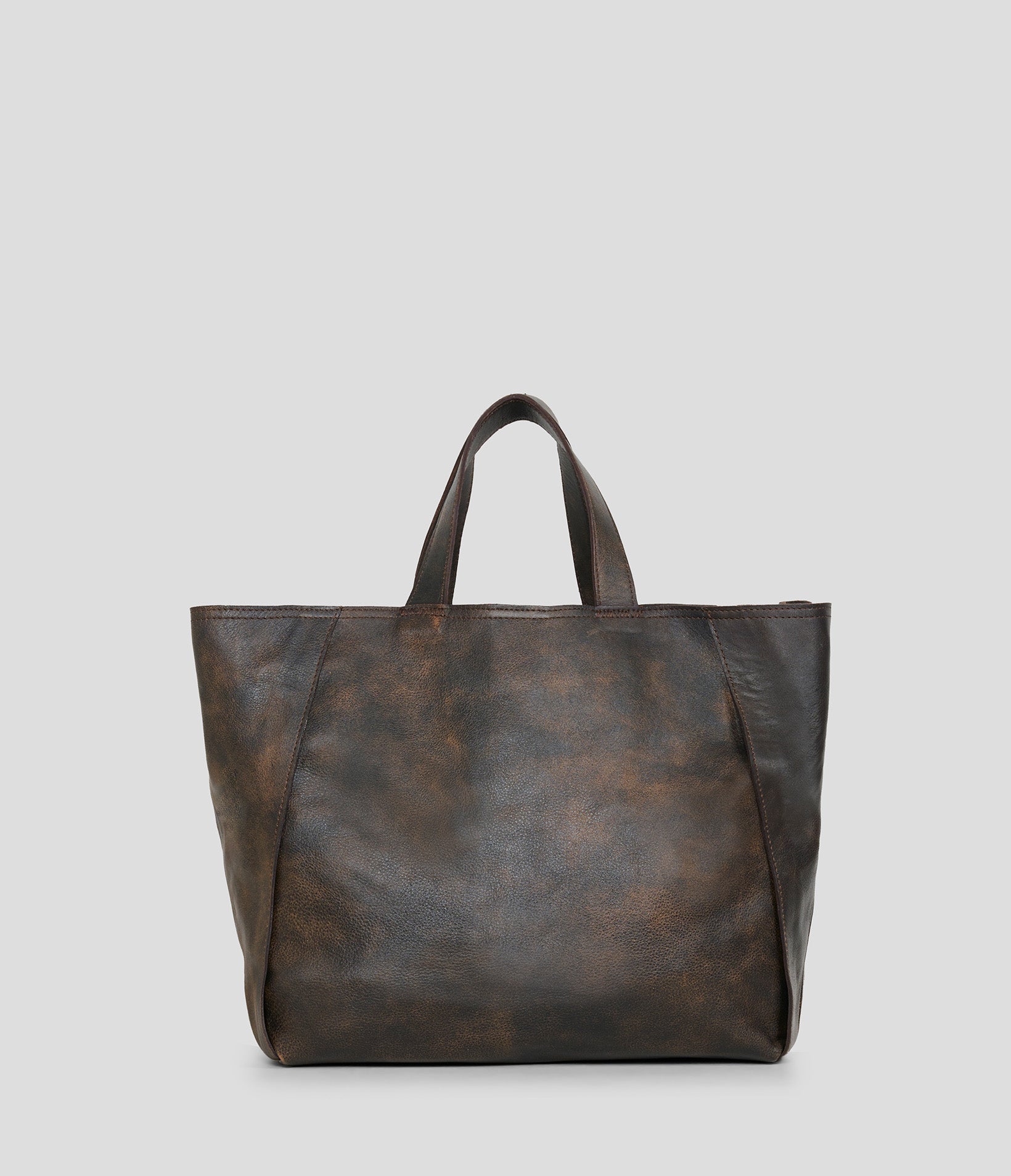 Maribel Leather Tote Bag With Removable Pouch