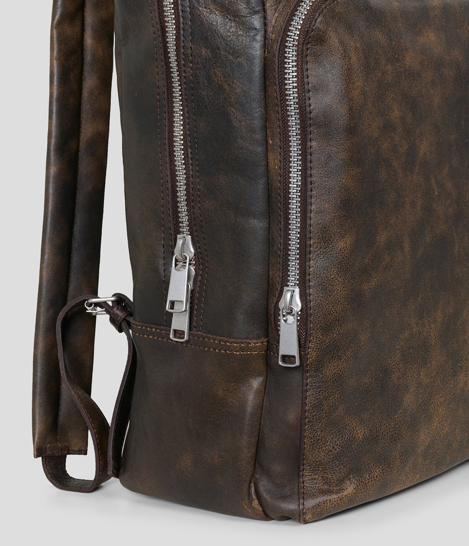 Columbus Leather Laptop Backpack