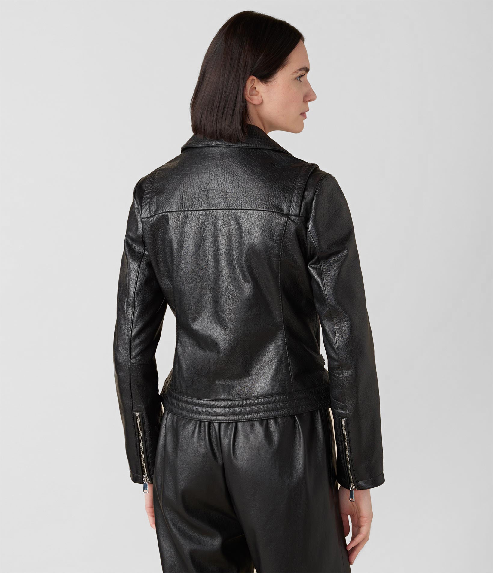 Brandy Bubble Moto Jacket