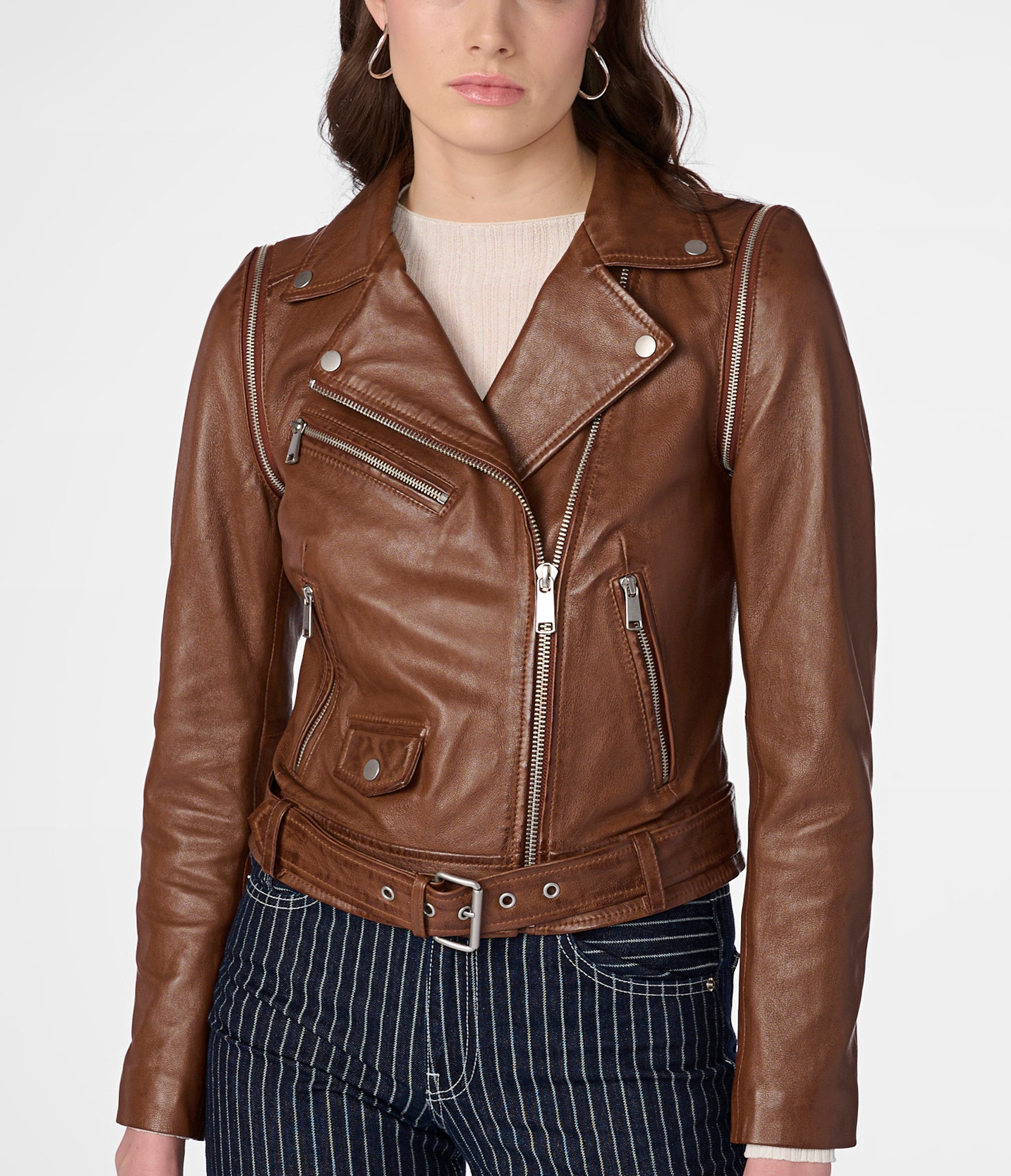 2 in 1 leather jacket best sale