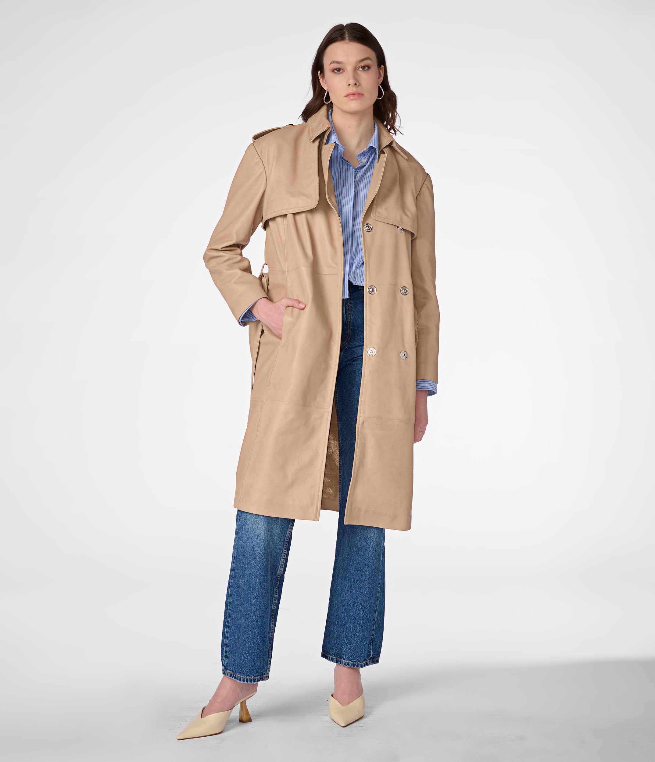 Harper Soft Trench Coat