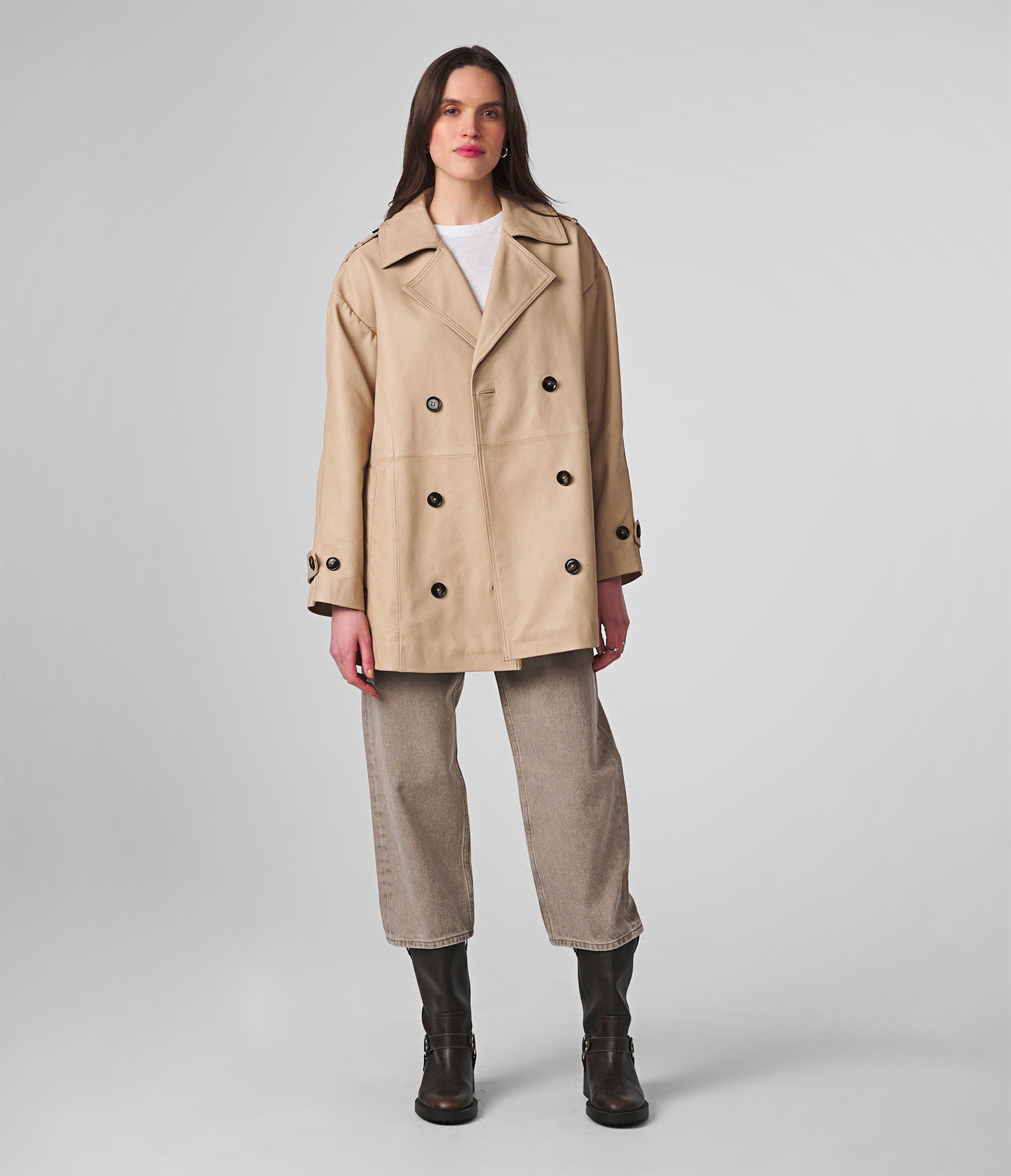 Dixie Short Trench Coat