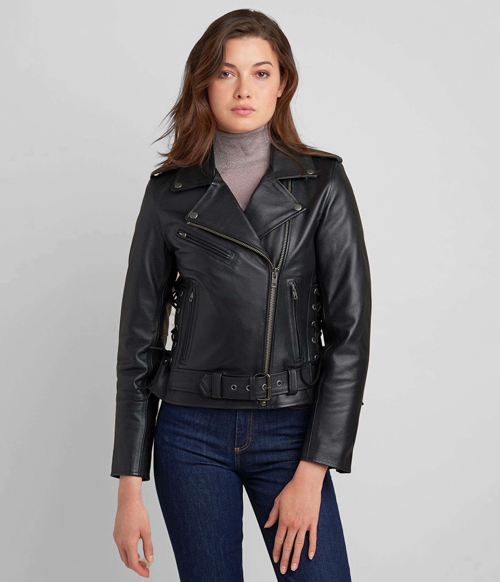 Cleo faux leather jacket hotsell