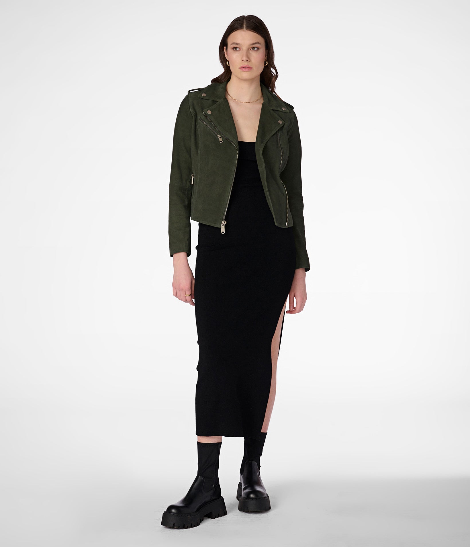 Jackie Asymmetrical Moto Jacket