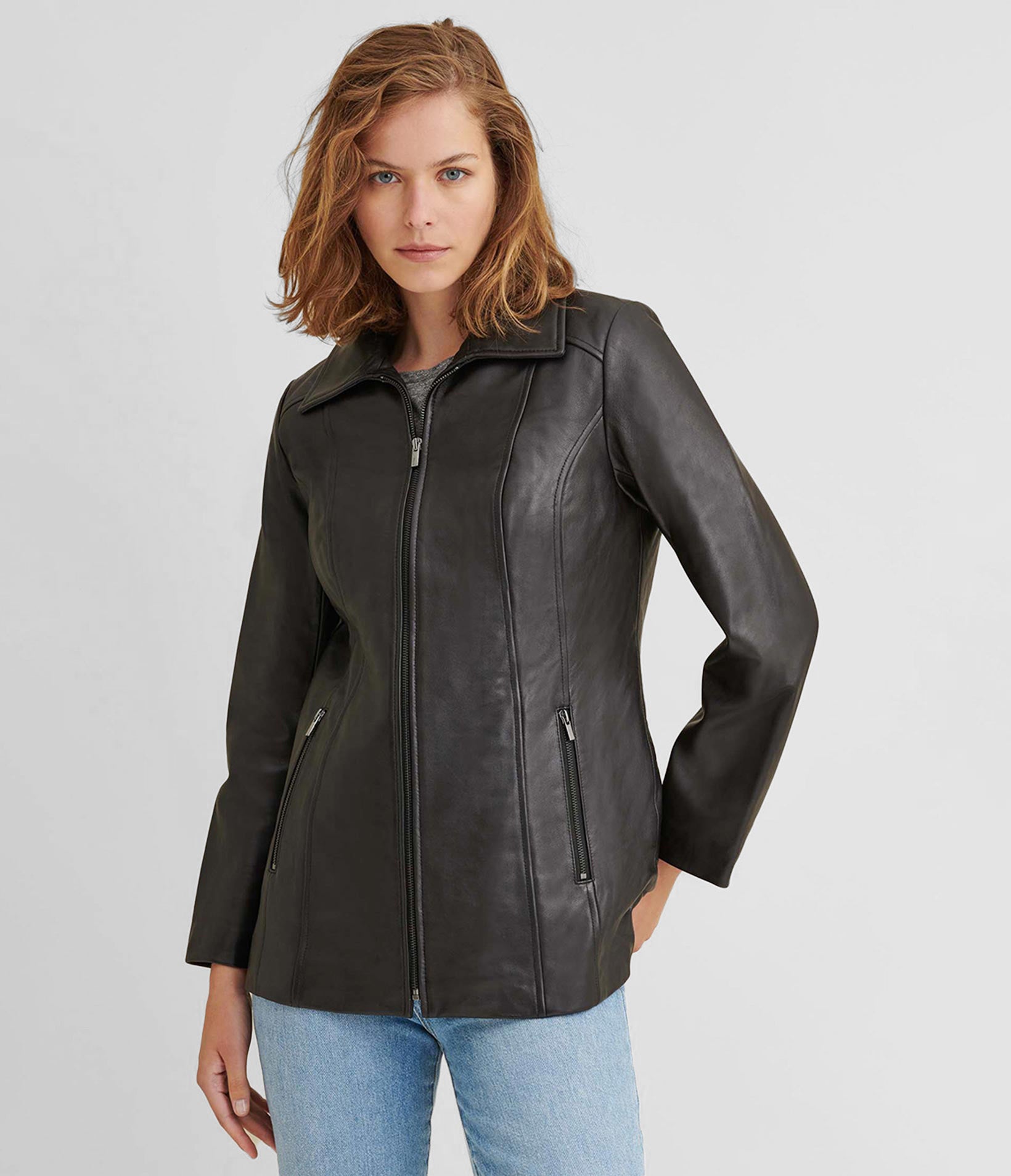 Lindsey Thinsulate Leather Scuba Jacket